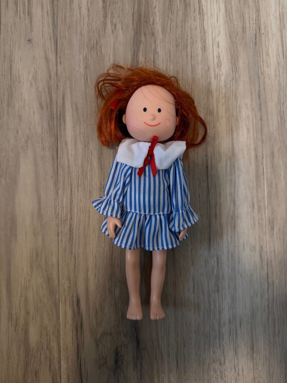 Rare Madeline Doll 8" Poseable Blue Striped Sailor Dress Vintage Eden 1994 HTF